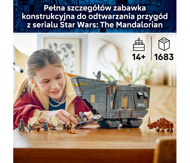 LEGO STAR WARS 75453 Piaskoczołg wędrownych Jawów i bagnorożec - 1547412 - zdjęcie 5